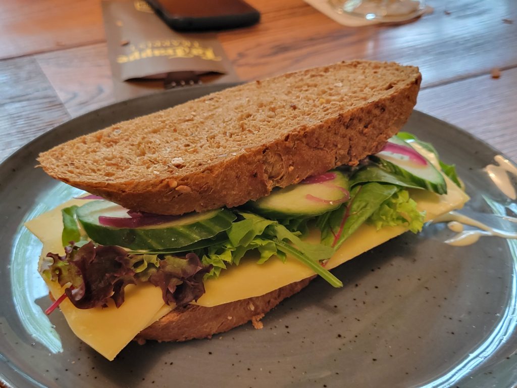 trappist bread sandwich