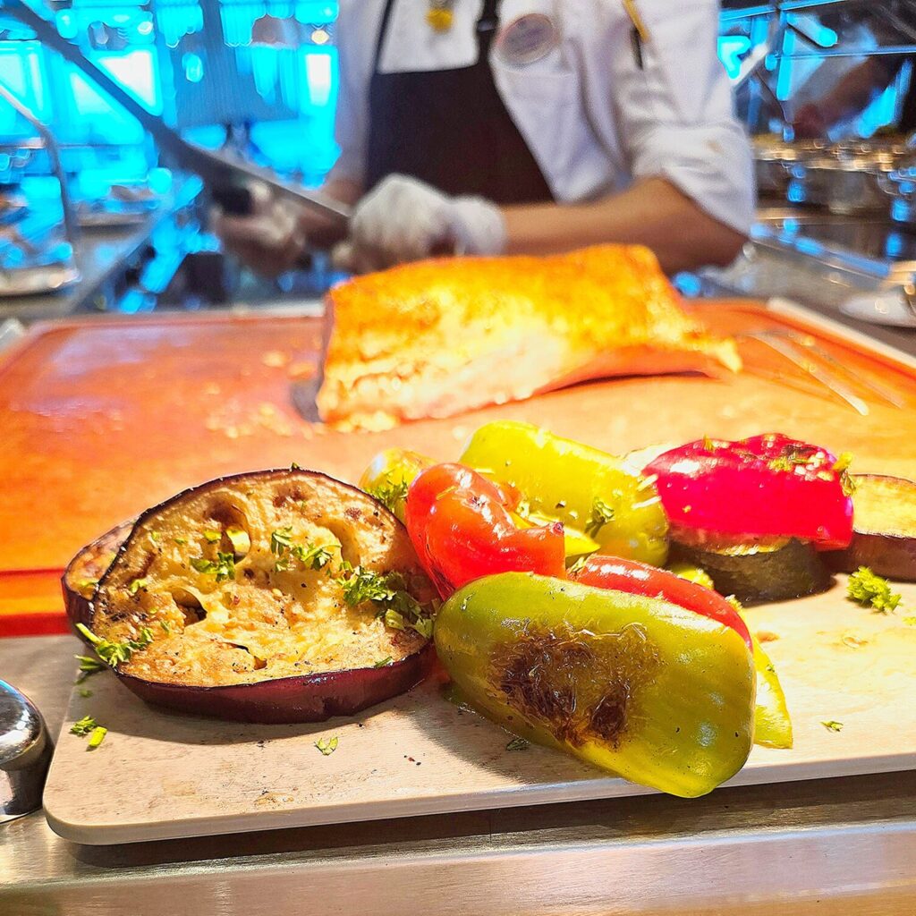 carving roasted pork loin