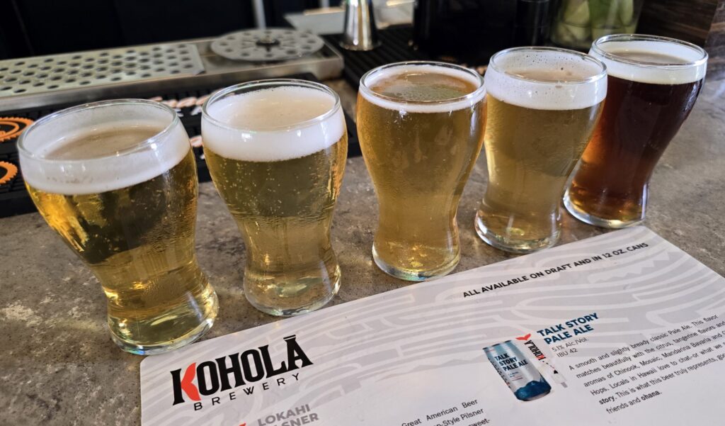 kohola series beer flight