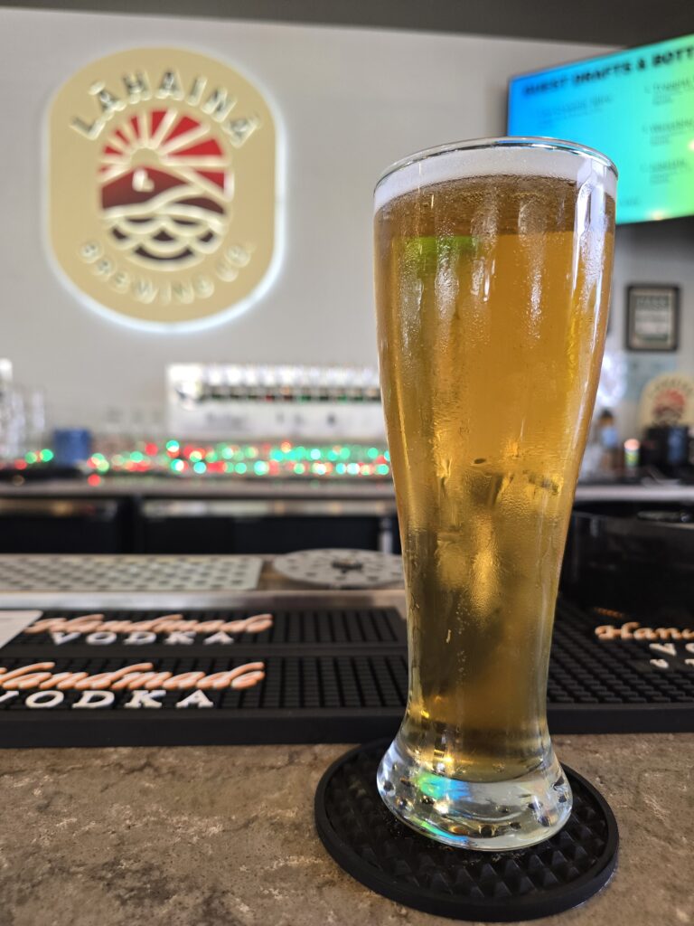 tall pint of upcountry coffee kolsch